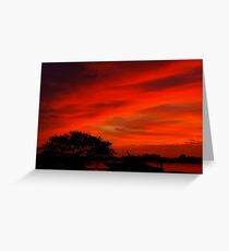 Safe in the harbor Greeting Card