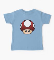Super Mario Mushroom Baby Tee