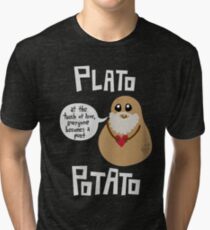 Plato Potato Tri-blend T-Shirt
