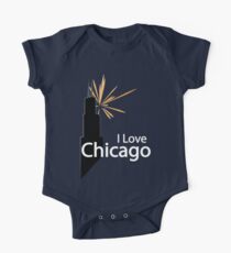 I Love Chicago One Piece - Short Sleeve