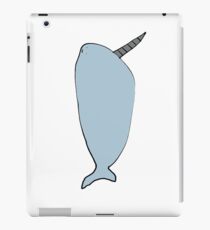 nathan the not-so-nasty narwhale iPad Case/Skin