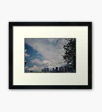 Lámina enmarcada Spring 2002, The Skies Over NYC