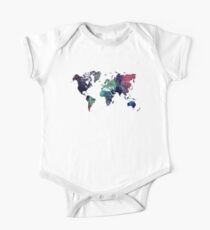 Map world art after Ice age One Piece - Short Sleeve