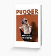 PUGDASHISCH Grußkarte