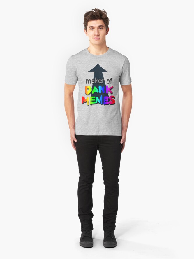 Alternate view of Meme Master Slim Fit T-Shirt