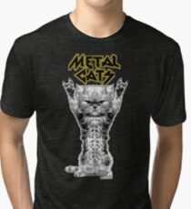 metal cats Tri-blend T-Shirt