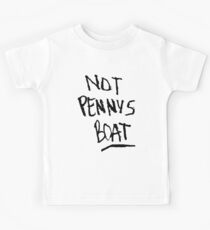 LOST: Not Penny's Boat (Black) Kids Tee