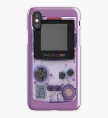 Gameboy Purple iPhone Case