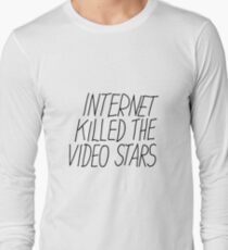 Justice DANCE Internet Kill The Video Star Long Sleeve T-Shirt
