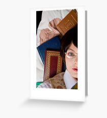 An Avid Reader Greeting Card