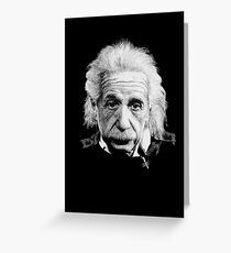 Albert Einstein E=mc² Illustration Greeting Card