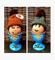 Mr. & Mrs. Egghead Photographic Print