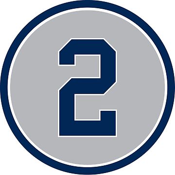 Derek Jeter #2 Away Jersey Number Poster for Sale by StickBall