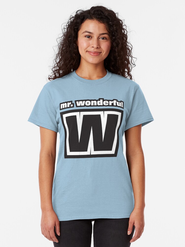 mr wonderful t shirt