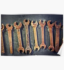 rusty wrenches Poster