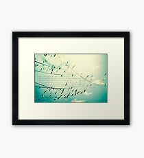 Love one another... Framed Print