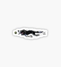 Border Collie in Action Sticker