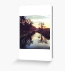 Countryside River Greeting Card