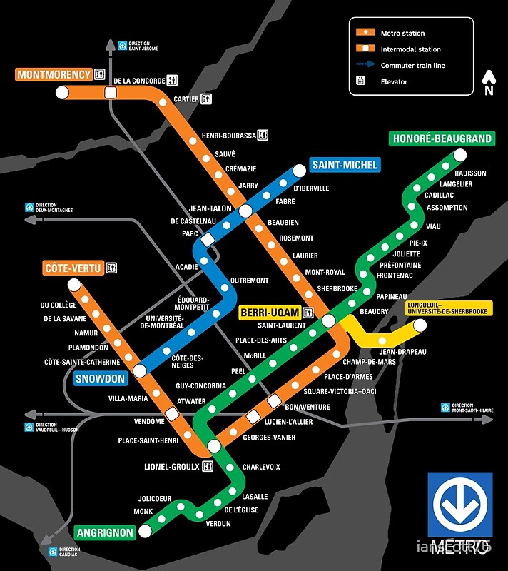 Stm Metro Map Montreal