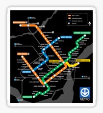STM Montreal Metro Sticker