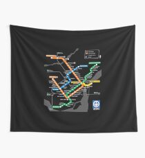 STM Montreal Metro Wall Tapestry