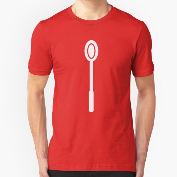 Big Spoon WHITE Slim Fit T-Shirt