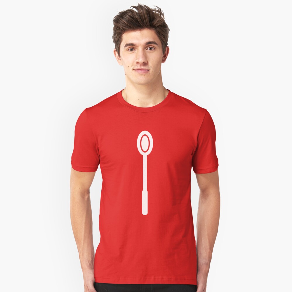 Big Spoon WHITE Slim Fit T-Shirt