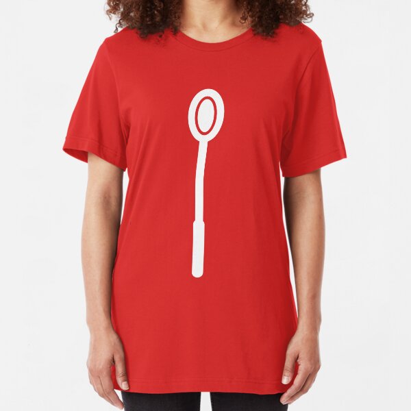 Big Spoon WHITE Slim Fit T-Shirt