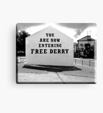 free derry wall Canvas Print