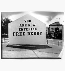 free derry wall Poster