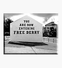 free derry wall Fotodruck