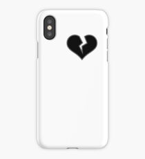 Black Broken Heart iPhone Case
