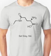 Tea. Earl Grey. Hot. (Black Version) Unisex T-Shirt