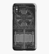 Tesla Coil Patent Art iPhone Case