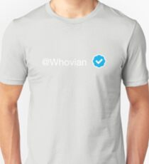 @Whovian (verified) Unisex T-Shirt