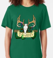 The Druid (outlined) Slim Fit T-Shirt