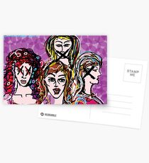 Misunderstood. She spoke the truth. But they did not listen. They did not speak. They did not see. Postcards