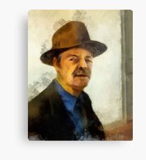 Suddenjim With Fedora Metal Print