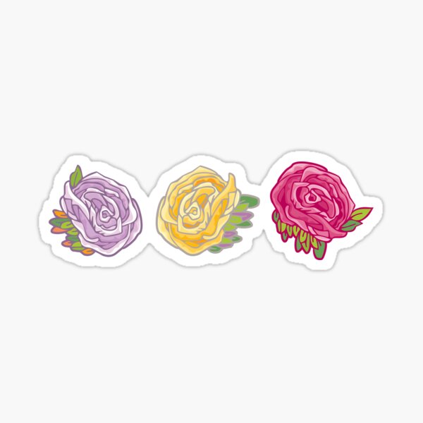 Decorative Roses Sticker