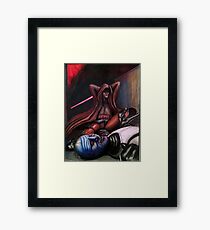 Rage of the Jedi Framed Print