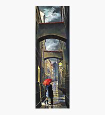 Prague Old Street Love Story Photographic Print