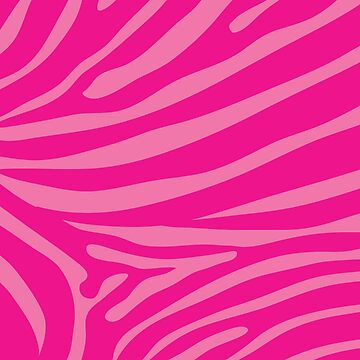 Artwork thumbnail, Two Tone Pink Zebra Print by CraftyCatz