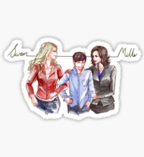 Swan Mills Family (Once Upon a Time) Sticker