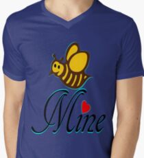 °•Ƹ̵̡Ӝ̵̨̄Ʒ♥Bee Mine-Cute HoneyBee Clothing & Stickers♥Ƹ̵̡Ӝ̵̨̄Ʒ•° Men's V-Neck T-Shirt