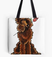 Chocolate Poodle Sweetheart Tote Bag