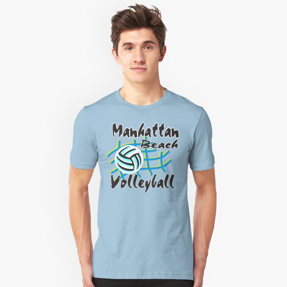 "Manhattan Beach California Volleyball" Tshirt by SportsTShirts
