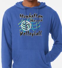 Manhattan Beach California Volleyball Lightweight Hoodie