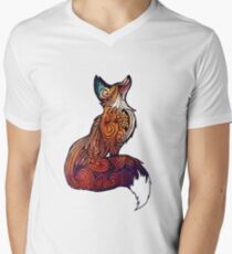 Space Fox Men's V-Neck T-Shirt