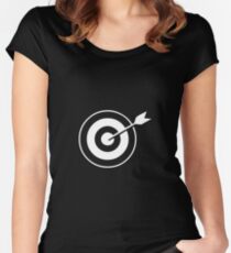 Bullseye Women's Fitted Scoop T-Shirt