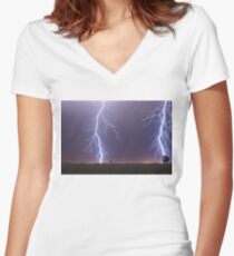 Bolt Brothers Women's Fitted V-Neck T-Shirt